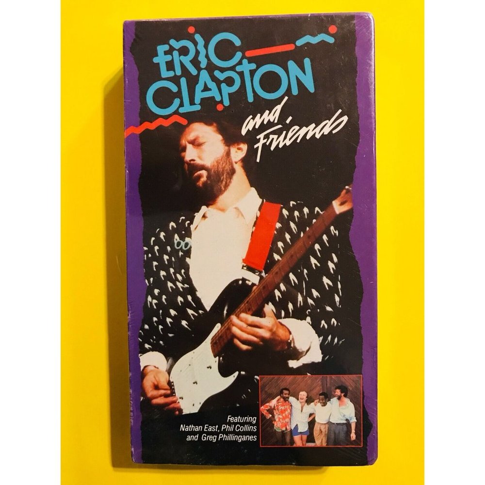 Eric Clapton and Friends Nathan East Phil Collins New VHS - not dvd cd lp